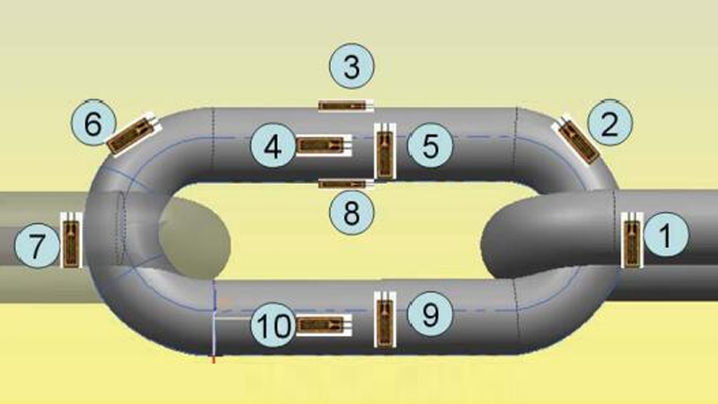 deformation of studless link